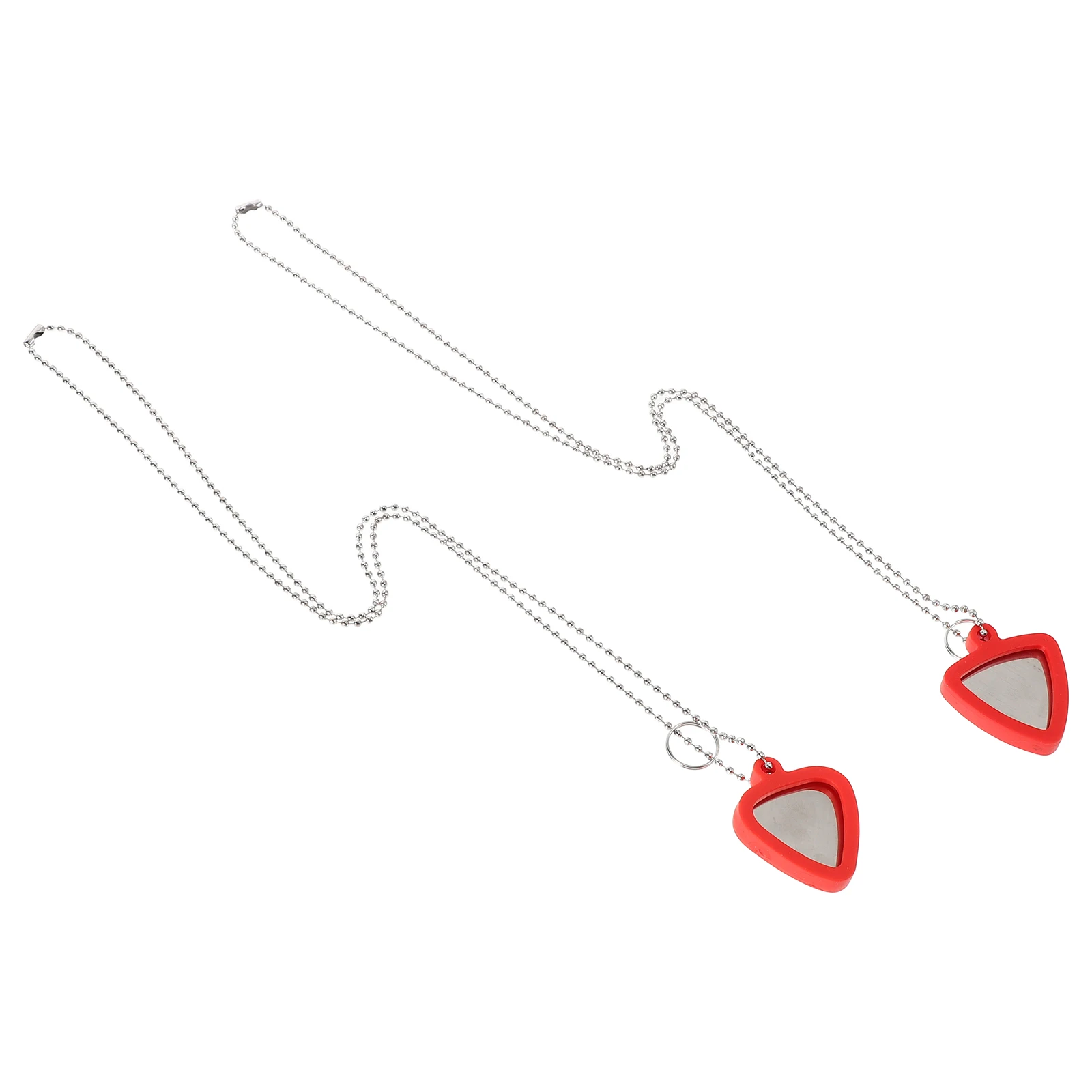 

Guitar Pick Necklace Compact Picks Protectors Parts Cover Holder Base Clip Bass