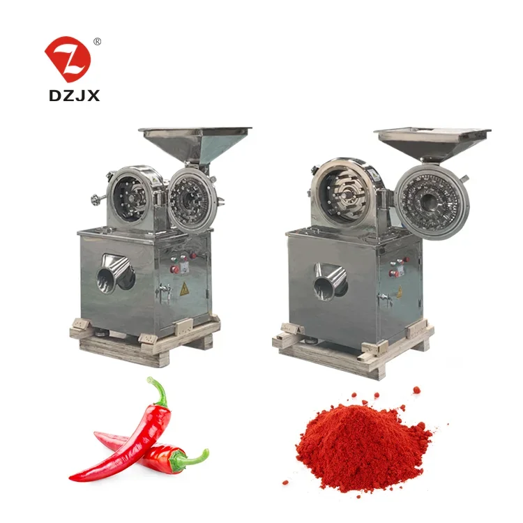 Industrial Cassava Leaves Fine Powder Grinder Pigment Mung Black Bean Seasoning Dry Food Powder Making Machine