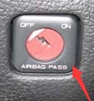 Figzero Brand New Genuine Airbag Lock Switch for Peugeot 206 207 206CC for Citroen Picasso C-Elysée Xsara C2