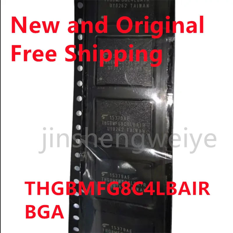 1~50PCS Brand New THGBMFG8C4LBAIR THGBMFG8C4 BGA153 Ball EMMC 5.0 32GB Good quality and free shipping