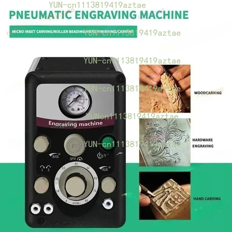 JH-G01 Jewelry Engraving Machine Pneumatic Double Head Engraving Tool Gold Silver Jewellery Crafts Making Quick Engraver Device