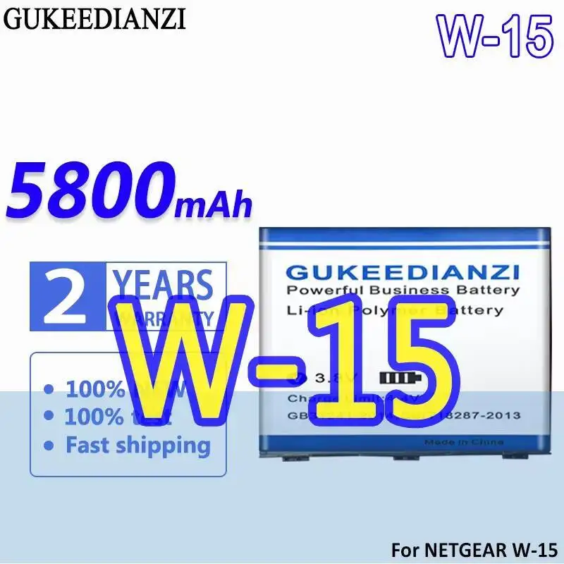 

Good Low-Temperature Performance For Netgear W-15 W15 Router Battery 5800Mah
