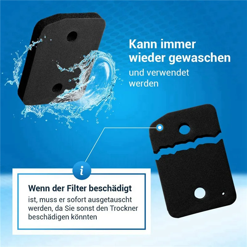 A44T 10 قطعة استبدال فلتر ل 9164761 مجفف مضخة الحرارة ، مكثف مجفف تصفية رغوة قاعدة تصفية مجفف أجزاء