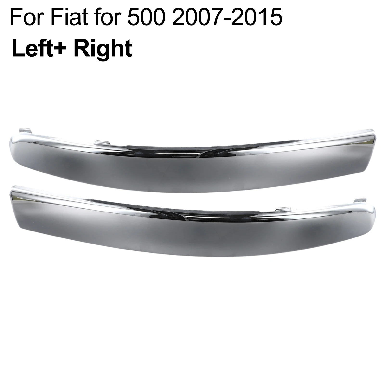 

Chrome Trim For Vehicle Front Bumper Lower Trim Versatile Left Right Compatibility Vehicle Aesthetic Enhancement