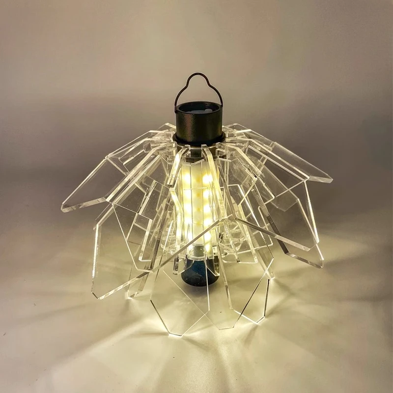 

Модный перезаряжаемый светильник для кемпинга, портативный, легкий, бытовой, ночной, красивый, абажур, яркие, уличные инструменты