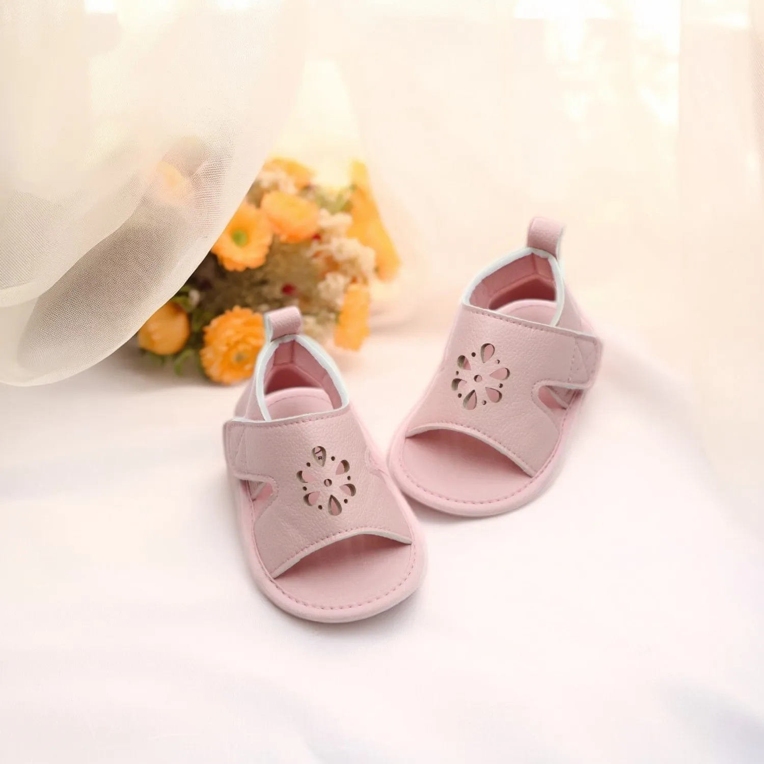 

Baby shoes, sandals, baby walking shoes, 0-6-12-18 months breathable, non slip, and anti fall+