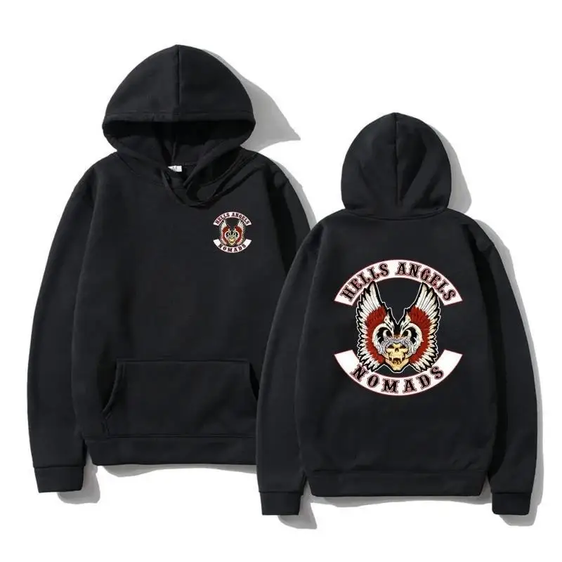 Hells Angels Brotherhood Motorclub Vintage Hoodie New Men Women Sweatshirt Unisex Streetwear Hip Hop Autumn Winter Tops Clothes