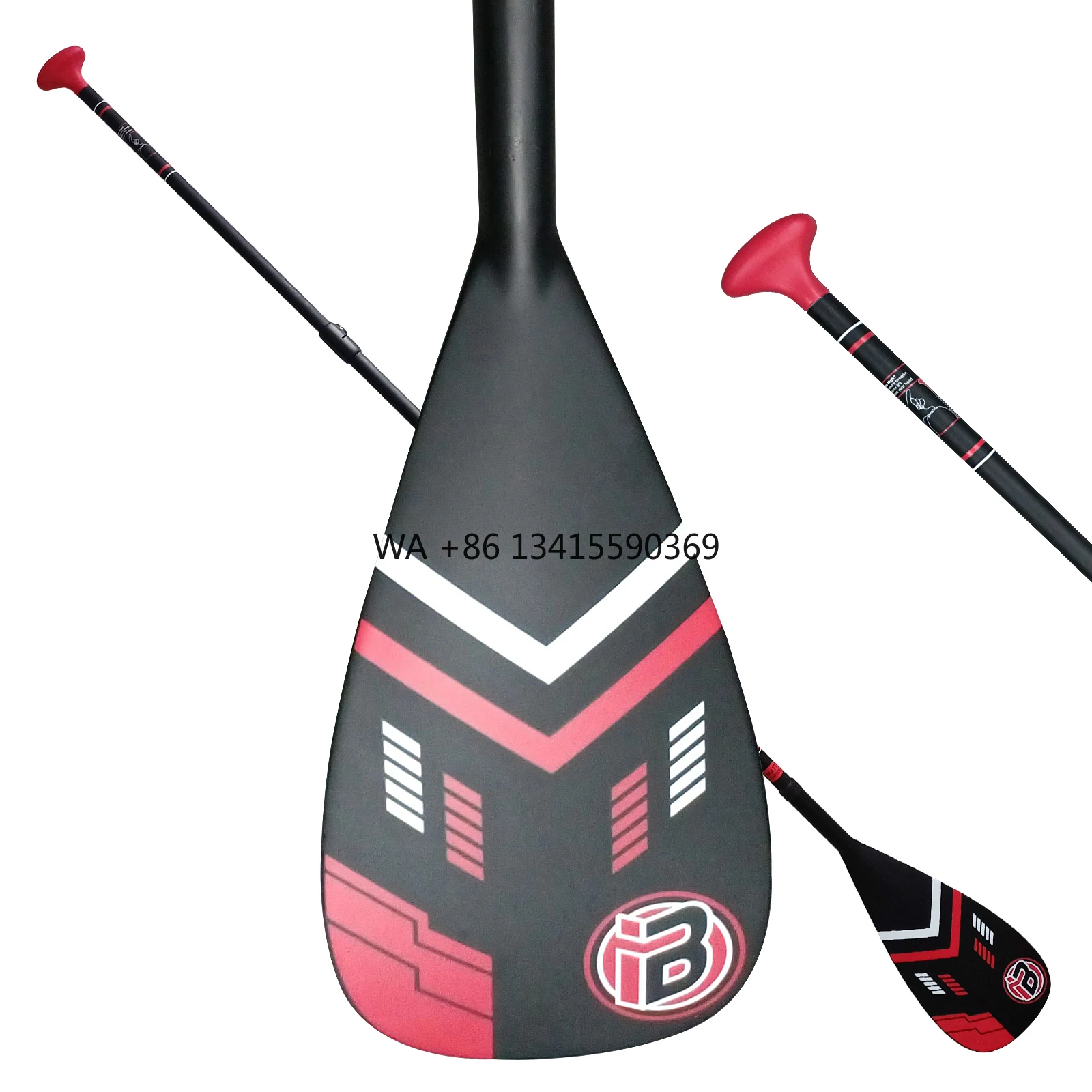 

Adjustable 3-Piece Aluminum Stand Board Paddle for ISUP Board Stand-Up Paddleboarding Accessory