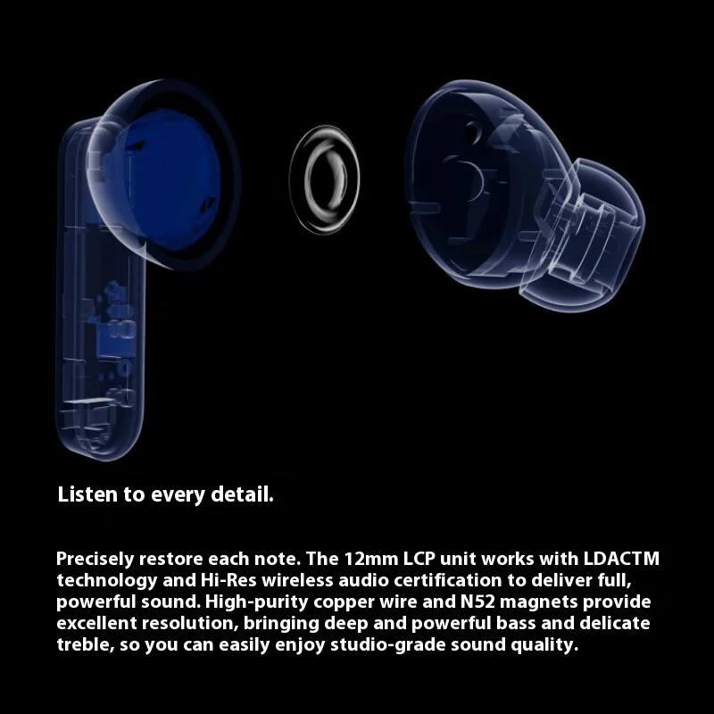 NOTHING CMF by Nothing Buds 2 Plus Wireless ANC In-Ear Earphone Long Battery Life Hi-Res Fast Charge Low Delay Bluetooth Earbuds