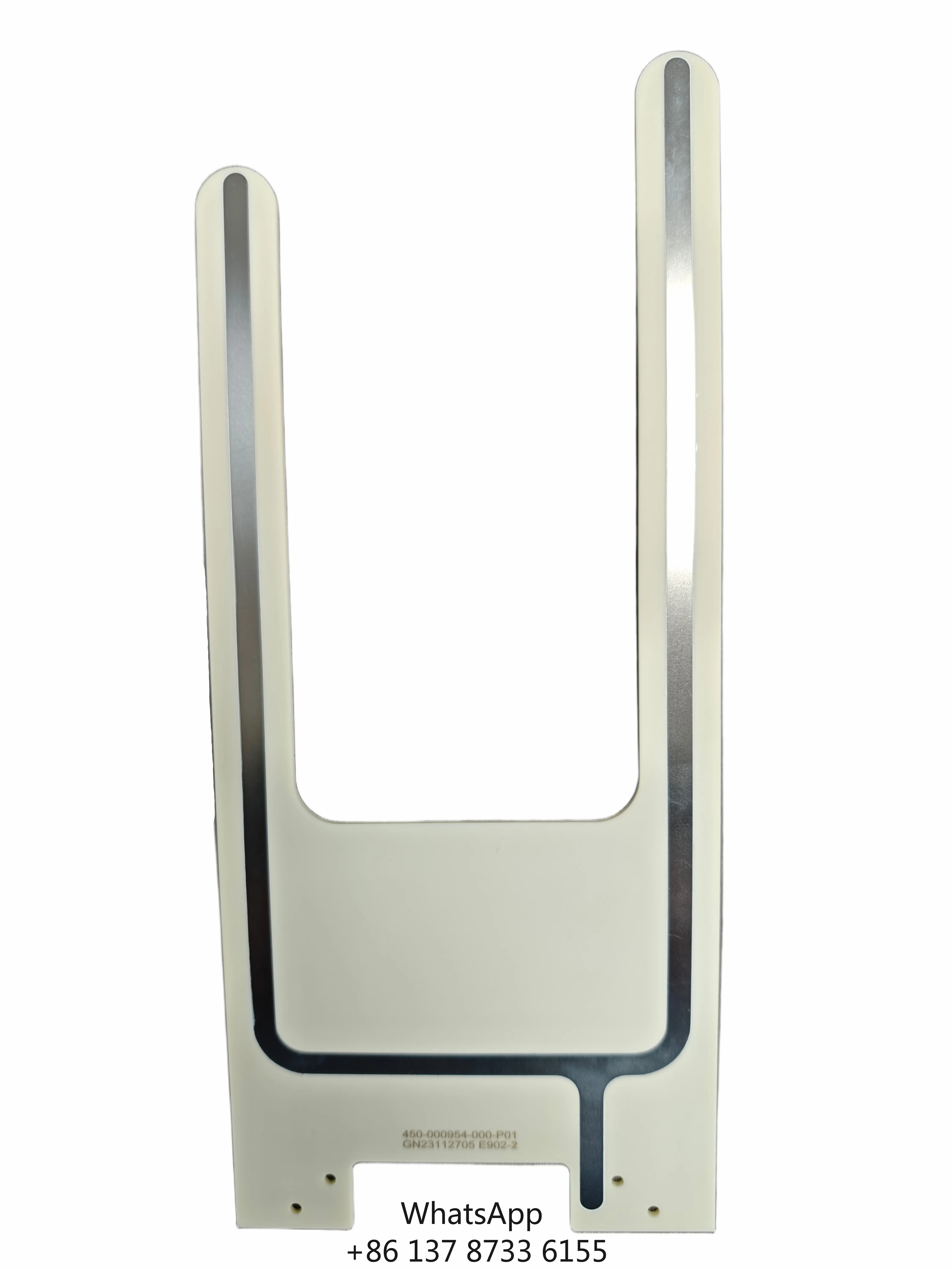 Customizable U-Type Ceramic Wafer Holding Arm Anti-static Alumina End Effector For Semiconductor