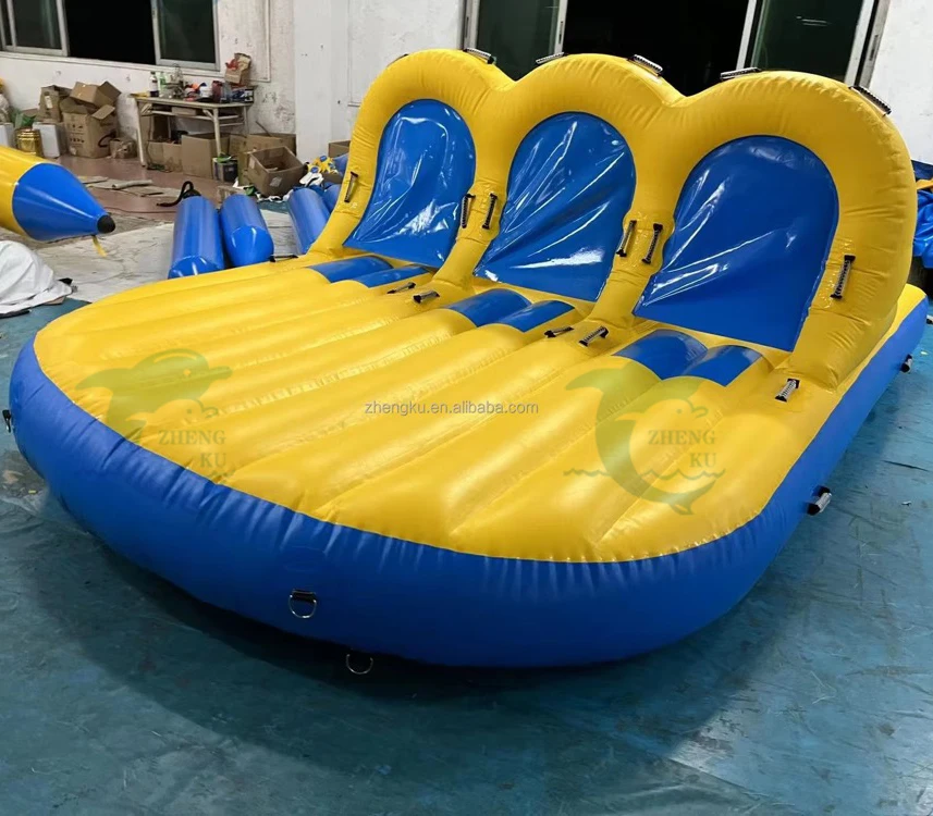 Commercial Ski Tube Towable Inflatable Water Sport Inflatable Towing Water Tube For Lake