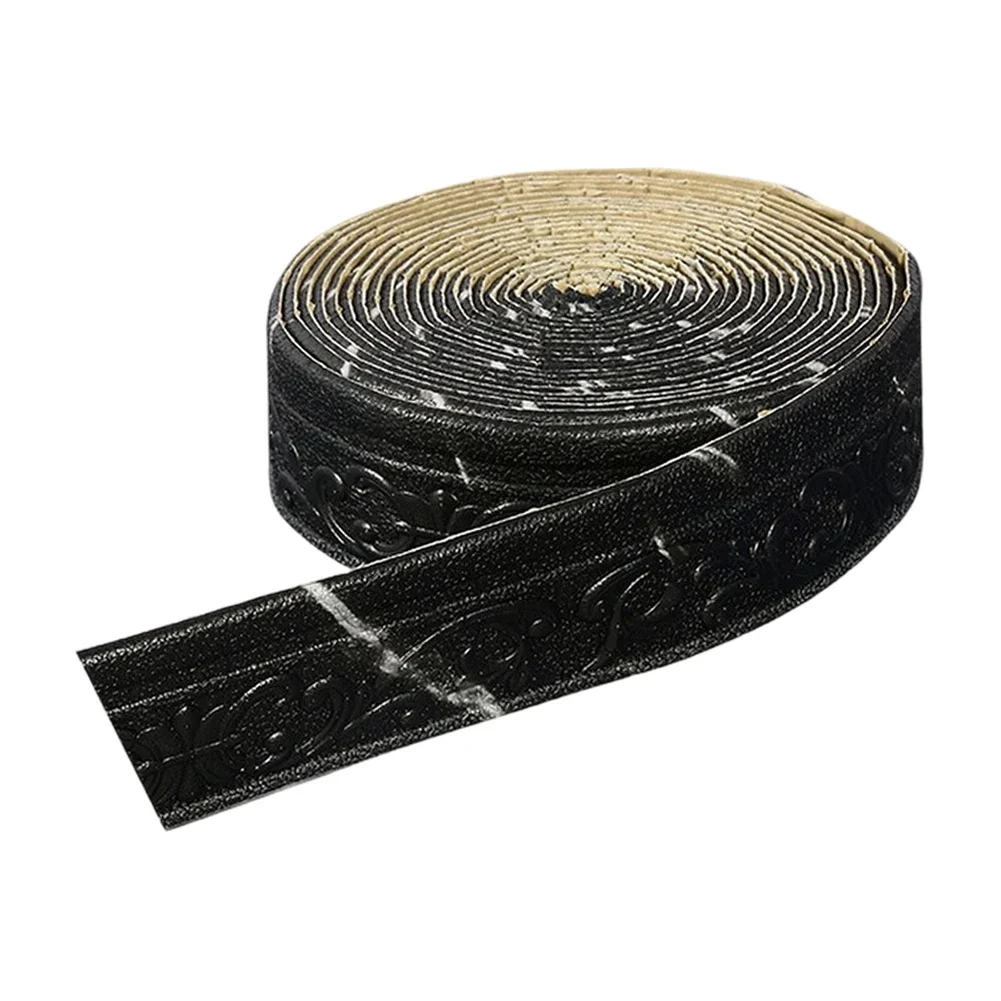 1 unidad de decoración autoadhesiva 3D, tira de borde de pared de 10m x 8cm x 5mm, embellecedor de pared impermeable, papel tapiz Flexible 3D, revestimiento de pared de borde