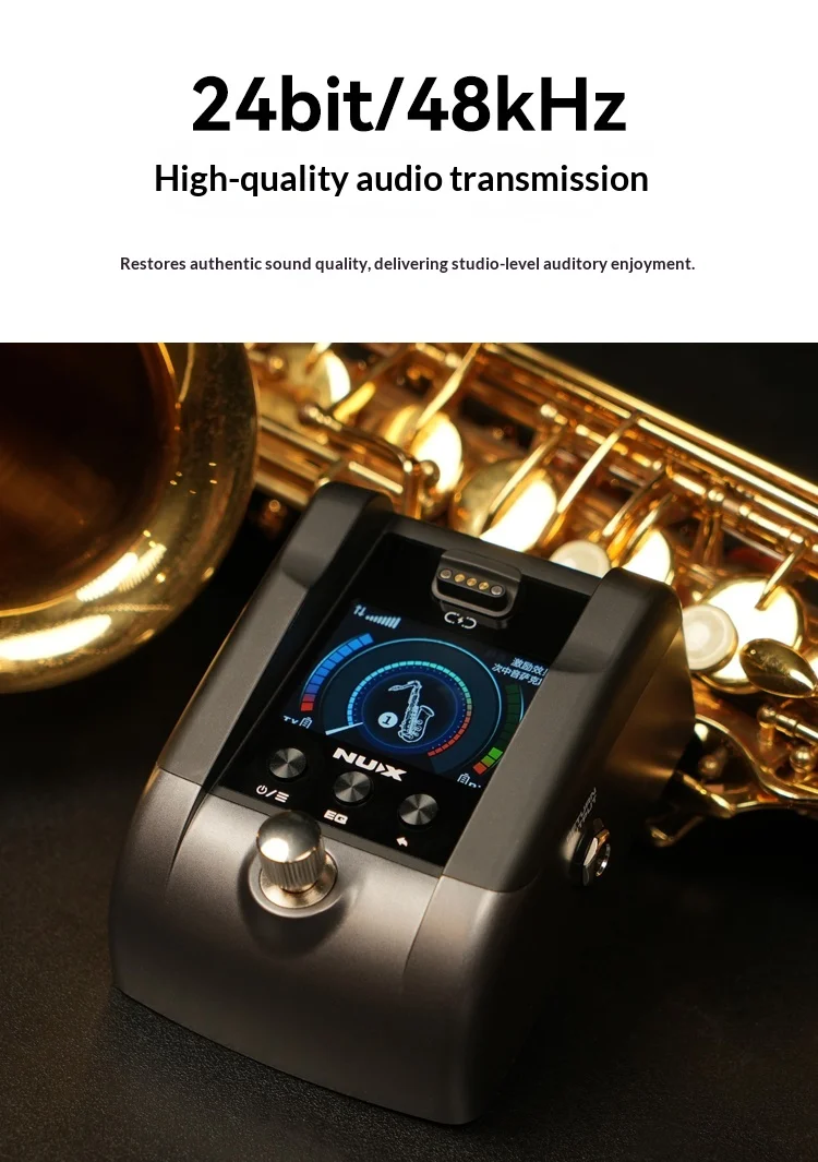 ميكروفون NUX B6 PRO الساكسفون اللاسلكي لاقط الأداء الخارجي ميكروفون احترافي #4