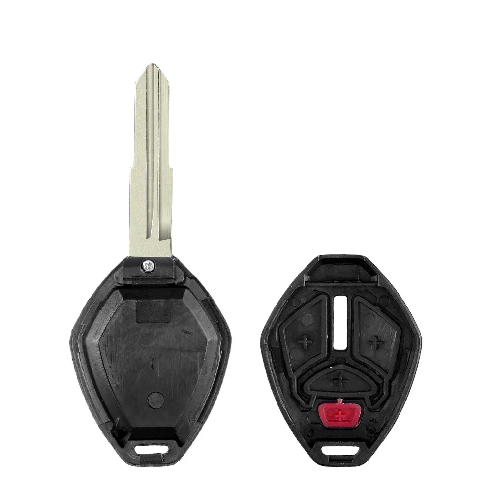 KEYYOU 1 Uds 3/4 botones MIT9/MIT11 hoja de repuesto carcasa de llave a distancia de coche para Mitsubishi Outlander Galant Eclipse Lancer