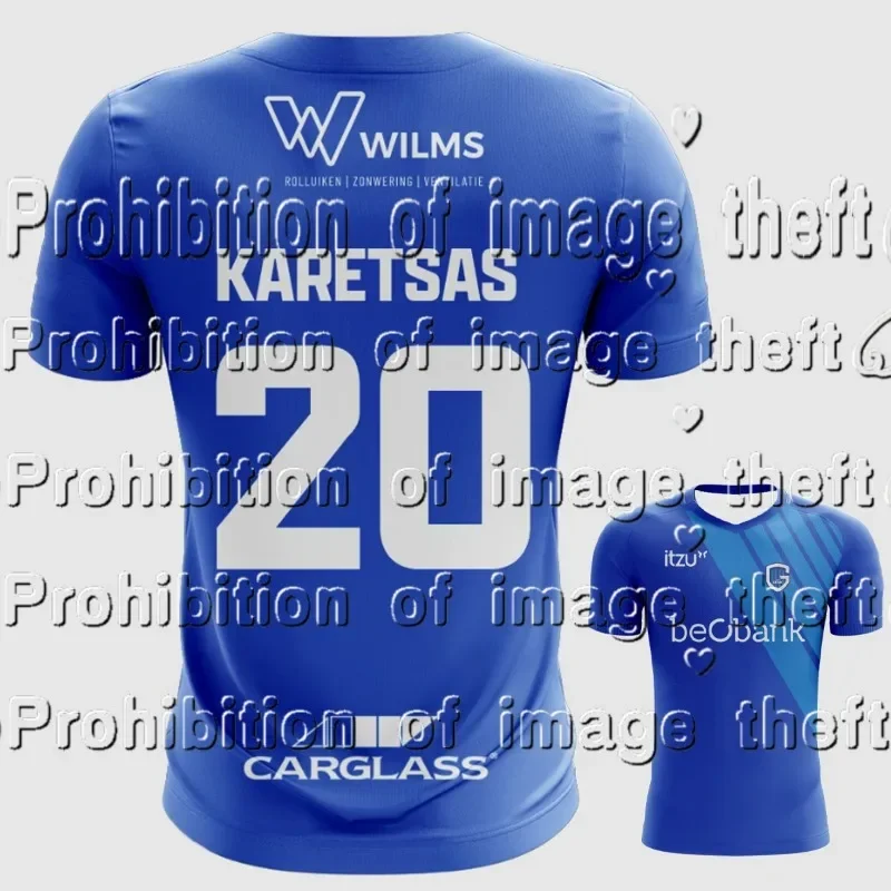 

2025 New Arrive Style KRC GENK ROYALE UNION SAINT-GILLOISE Replica Football Jersey T-Shirt Casual Sport Kit 3D Fashion Clothes
