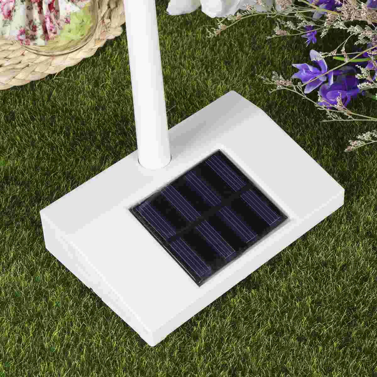 Turbina eólica de mesa solar para crianças brinquedo de energia pequeno moinho de vento tubine brinquedos branco