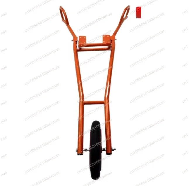 Hand push single wheel ground drill frame agricultural drilling ground drill frame gasoline engine