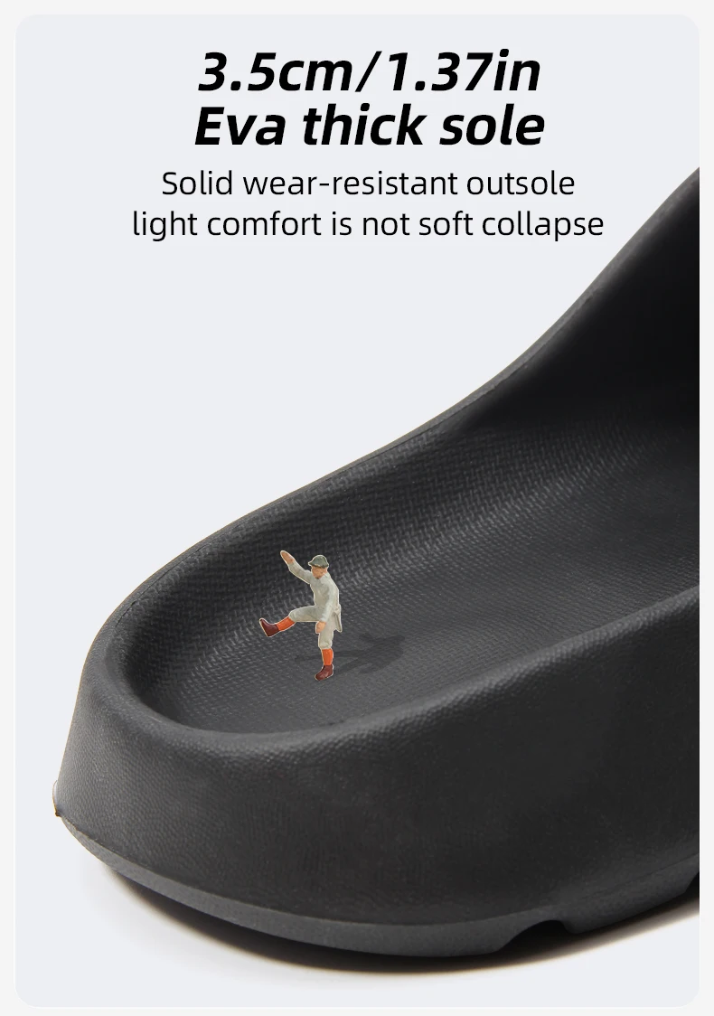 Kokosnuss-Slipper fühlen sich an wie beim Treten auf Kot. Sandalen mit dicken Sohlen. Sommerneue rutschfeste Sandalen (Schuhkarton nicht im Lieferumfang enthalten). – Detail 3