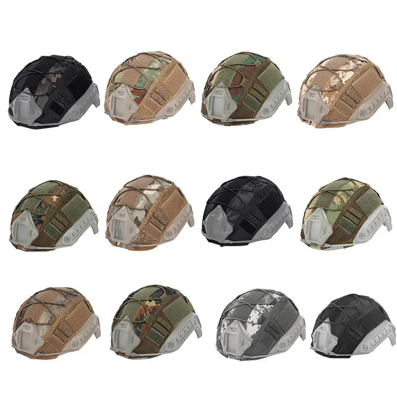 Tactical Helmet Cover for Fast MH PJ BJ Helmet Airsoft Paintball CS Wargame Sport Helmet Cover Cloth