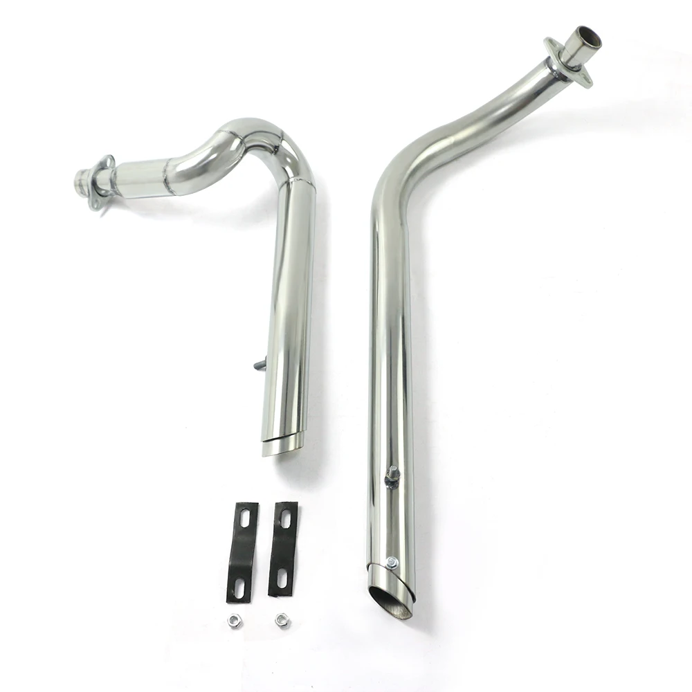 Motorcycle Exhaust Pipe Muffler Exhaust System Shortshots Staggered Pipe For Honda Shadow Steed 600 VLX600 VT600 VT VLX 600 view 4