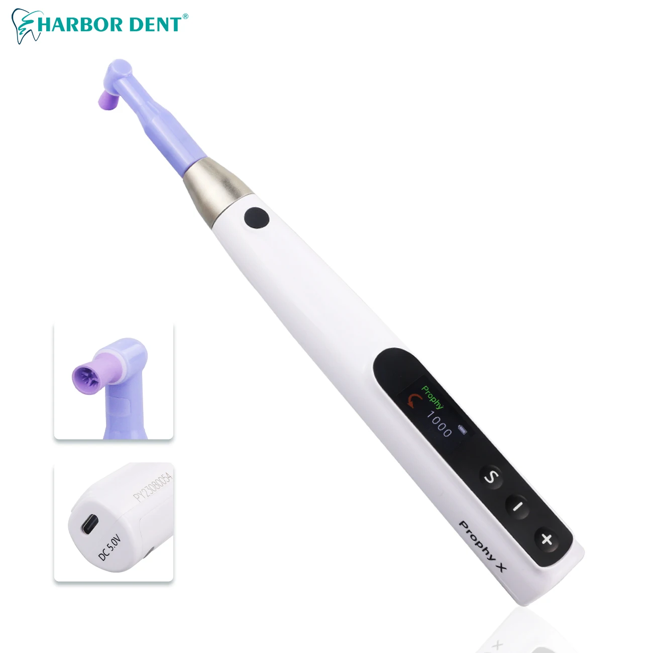 

Dental Polishing Machine Cordless Hygiene Prophy Handpiece For polish + 2*Prophy Angles Dentistry Tooth cleaning Equipment