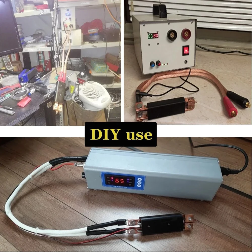 Spot Welding Pen Built-in Switch Automatic Trigger Welding Machine Integrated Pen Spot Welding for 18650 DIY Welding Equipment