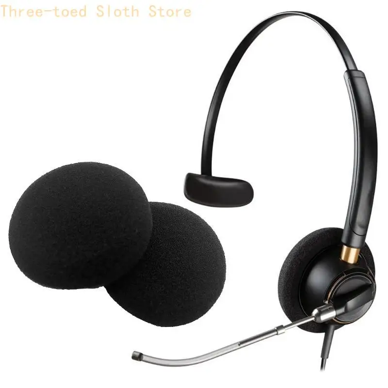 2 Paar Ohrpolster für HW530 HW530D HW540 HW540D HW535USB Headset E74A – Detail 8