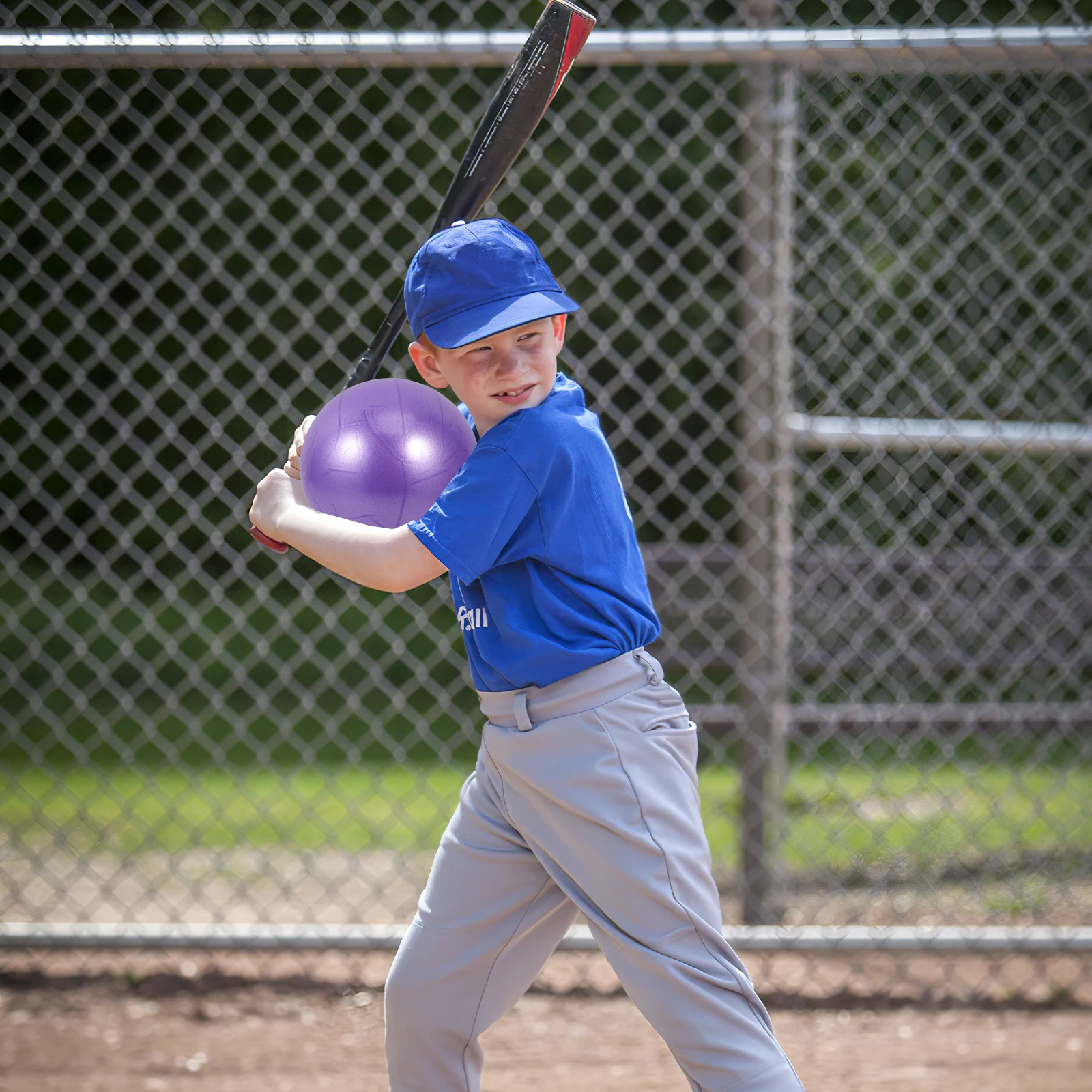 

4Pcs Baseball Training Balls Sports Practice Purple PVC Connection Enhance Arm Movement Hitting Pitching Skills Fitness