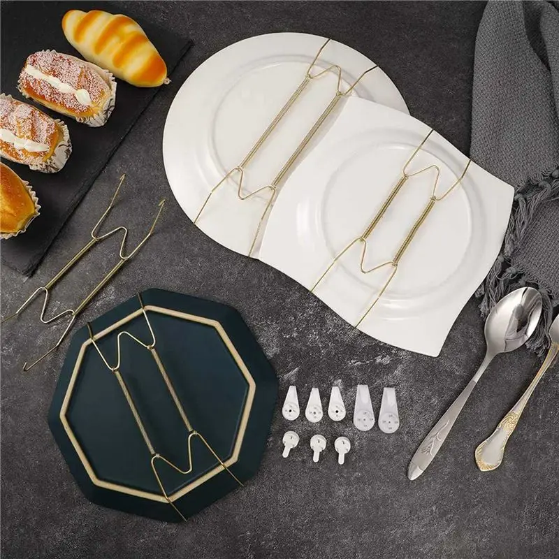 ABWR-3X Plate Hangers For The Wall 6 8 10 12 Inch,Wall Plate Hangers Decorative Plate Hangers Invisible Wall Plate Holders