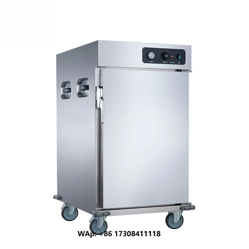 Kitchen Stainless Heating Cabinet Banquet Trolley Holding Food Warmers Cart Insulated Hot Food Cabinet Hotel Equipment