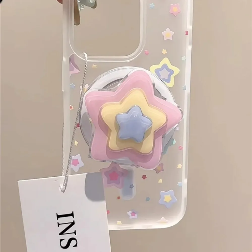 Koreanische niedliche Cartoon-Sterne für Magsafe-Handyständer für iPhone, Samsung, Google, universeller faltbarer magnetischer Halter – Detail 5