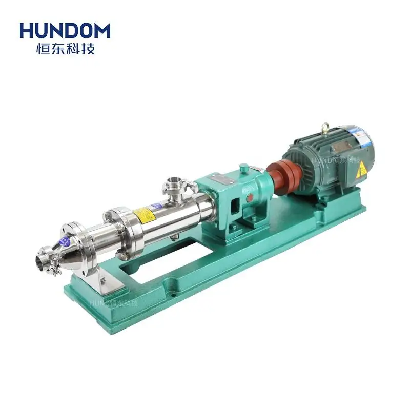 Single Mono Screw Pump For High Solid Content Fluid/High Viscous Fluid Transfer