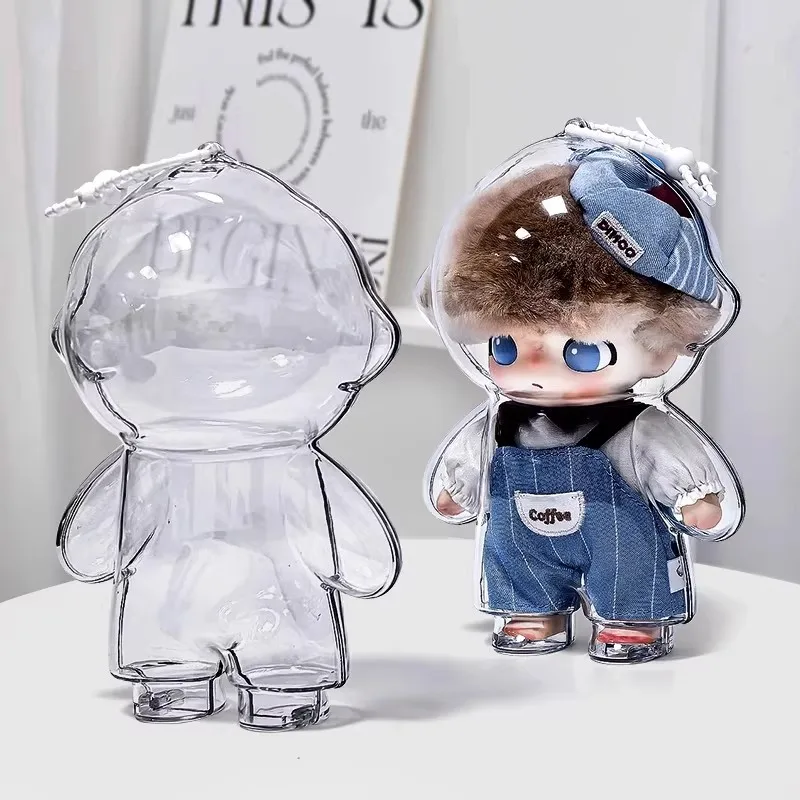 DIMOO Heart Special Protective Shell Acrylic Hard Shell Vinyl Storage Display Dustproof Transparent Protective Cover