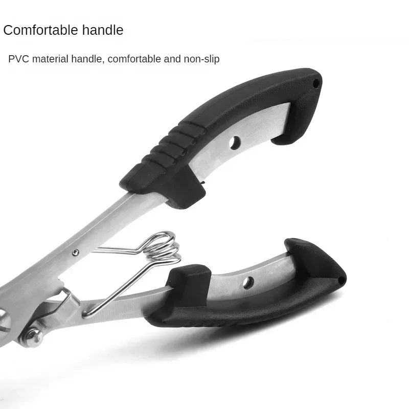 

Stainless Steel Fishing Pliers with Non-Slip Handle and Hook Remover - Durable and Multifunctional Fishing Scissors