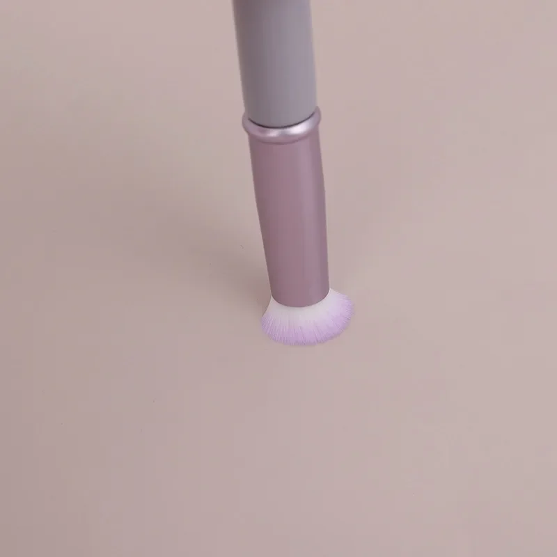 Lápiz labial con cabeza redonda y cepillo para cubrir, corrector de tinte Halo, detalles de maquillaje, herramientas de maquillaje portátiles de viaje, suaves, firme y duraderas