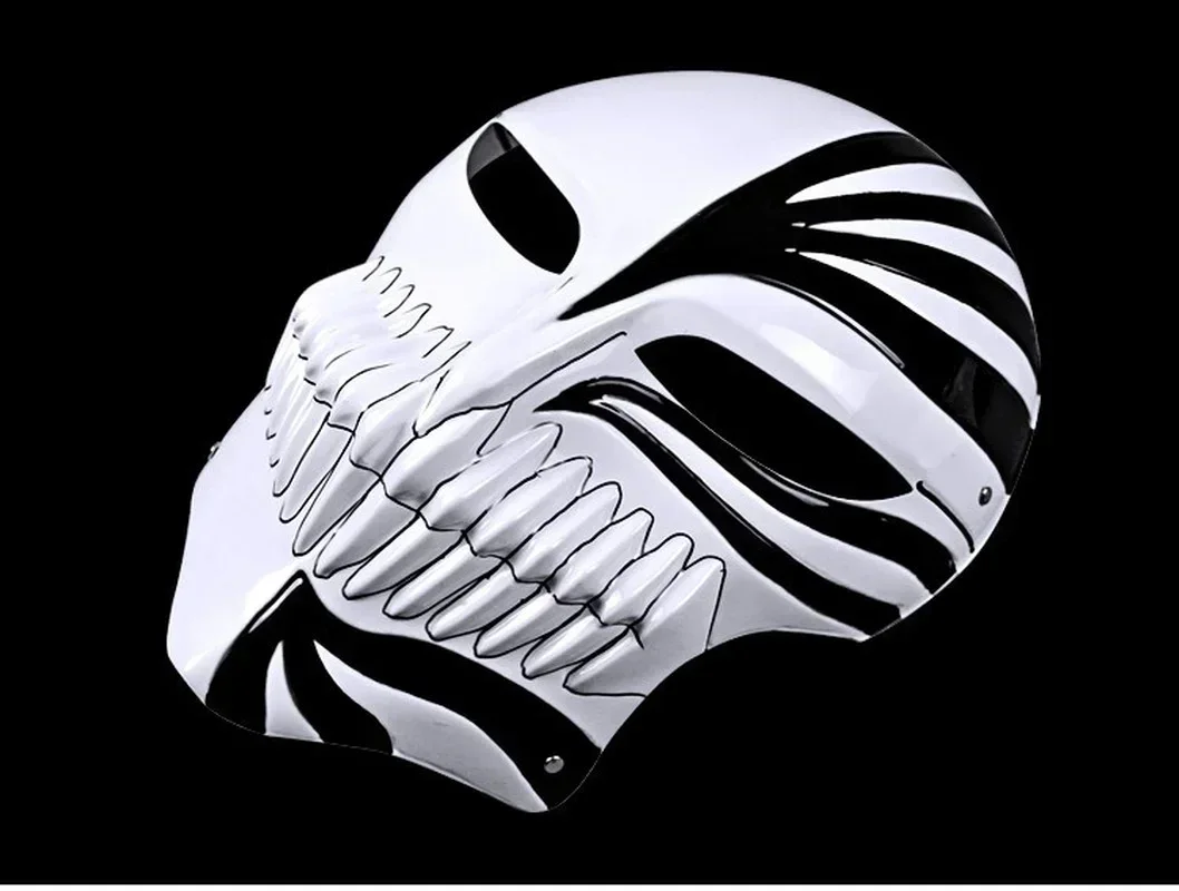 2025 Cartoon Death Ichigo Kurosaki Bleach Mask Christmas Dance Masquerade Party Cosplay Halloween Cool Mask Gift for Men Boy Toy