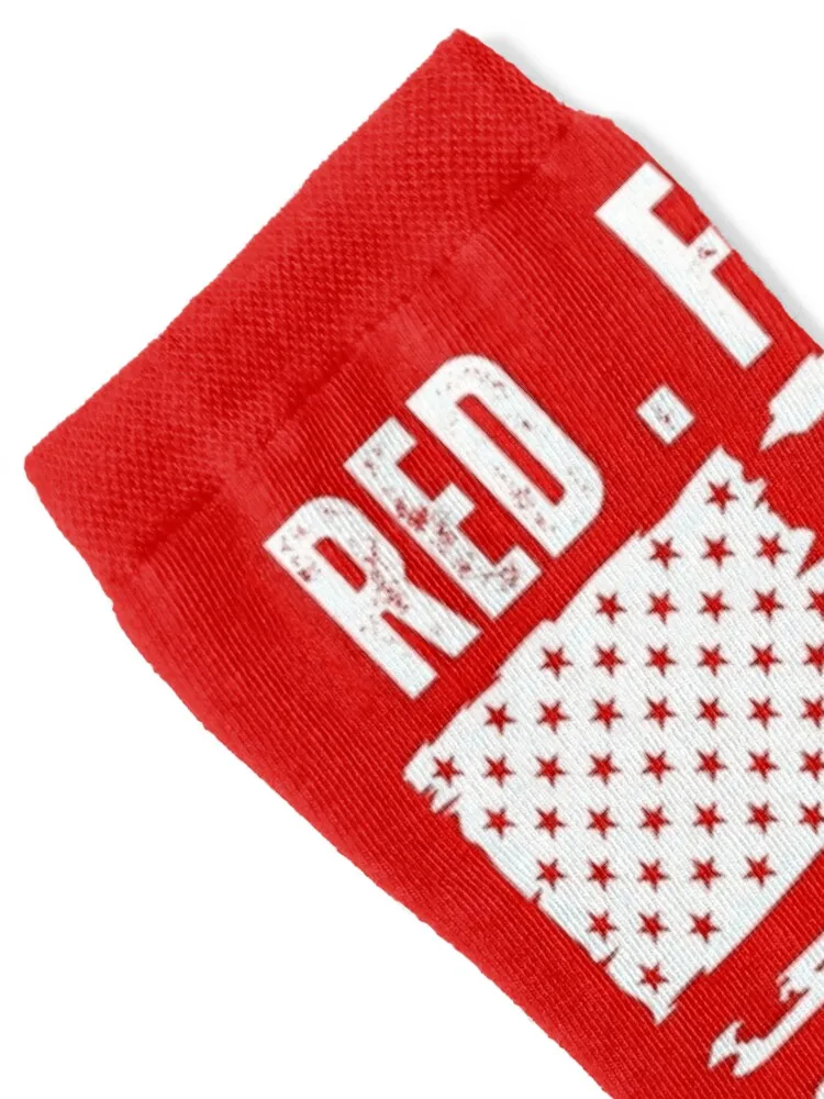 Red Friday - Remember Everyone Deployed Retro US Army Military Socks Soccer gym Socks Men's Women's