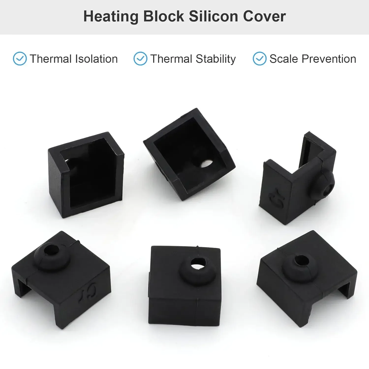5/10/20pcs 3D Printer Hotend Silicone Sock Heater Block Silicone Cover for Ender 3/Ender 3 Pro/Ender 3 V2/Ender 5 Pro/CR-10