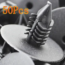 50Pcs 10mm Plastic Rivets Fasteners Door Fender Bumper Cover Push Pin Clips Clip For Toyota VW Renault