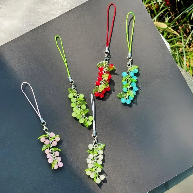 

Оригинальная корейская модная цепочка для телефона INS, свежий летний эстетический аксессуар для телефона для девочек, Kawaii, ремешок для камеры для девочек