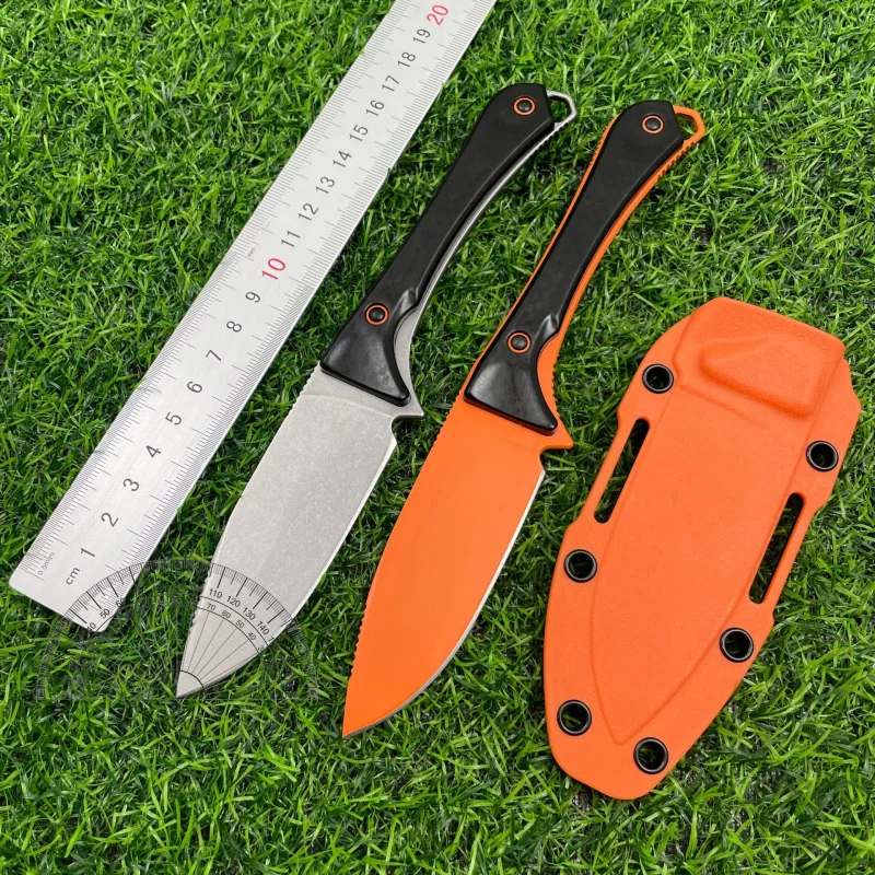 Integrated small straight knife outdoor fishing hunting survival tool portable knife sharp high hardness fruit knife