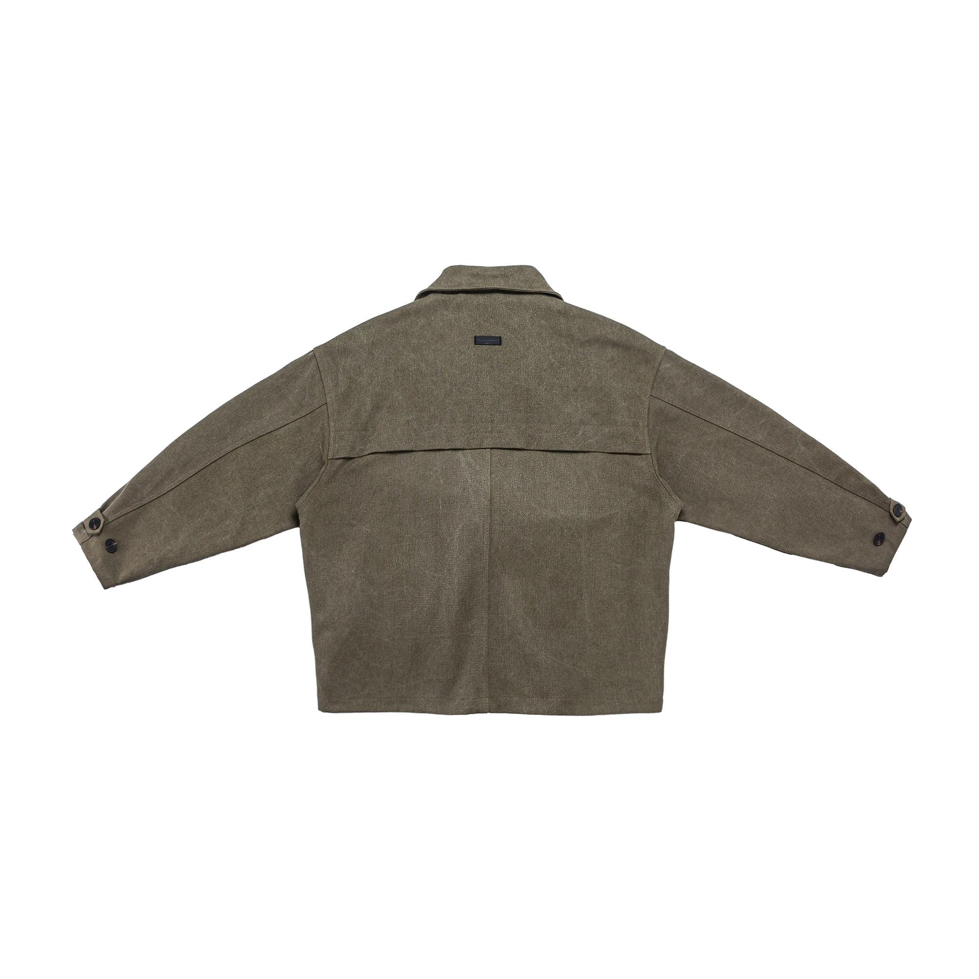 

American High Street Vibe Retro Silhouette ort Men's Workwear Jaet Trendy Canvas Workwear Suiting Outerwear Casual Cotton