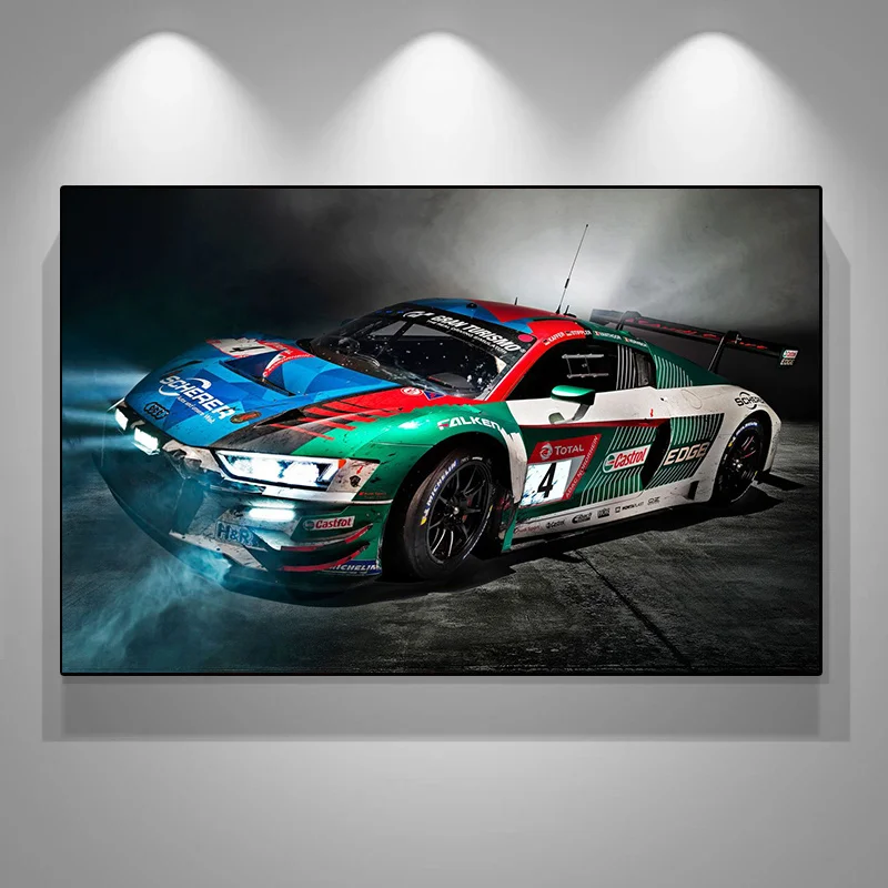 Sport Luxury Supercars Posters Prints Canvas Painting Racing Car Wall Art Pictures for Living Room Decoration Cuadros (No Frame)