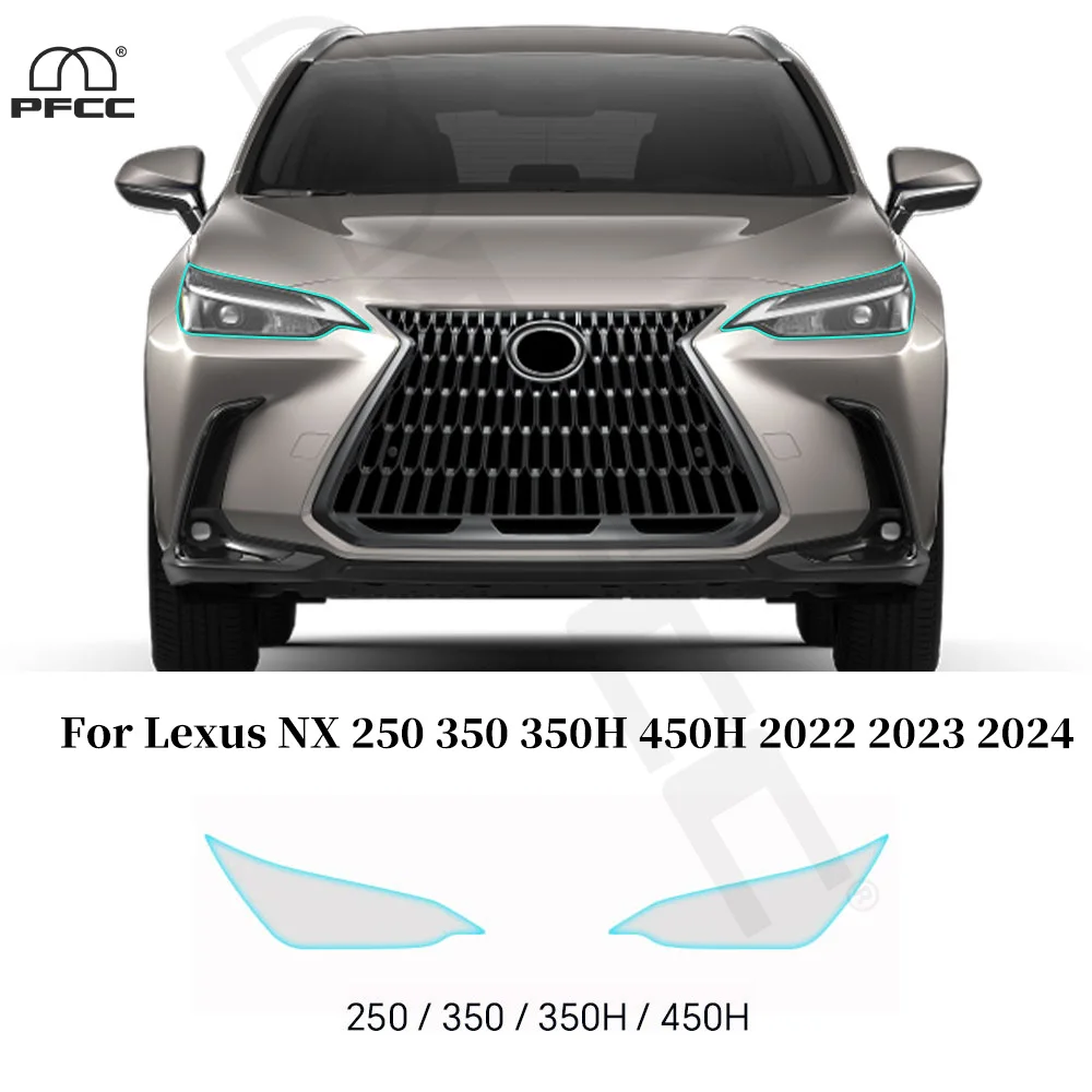 

For Lexus NX 250 350 350H 450H 2022 2023 2024 PPF Car Headlight Rearview Tail light Anti-Scratch TPU Paint Protection Clear Film
