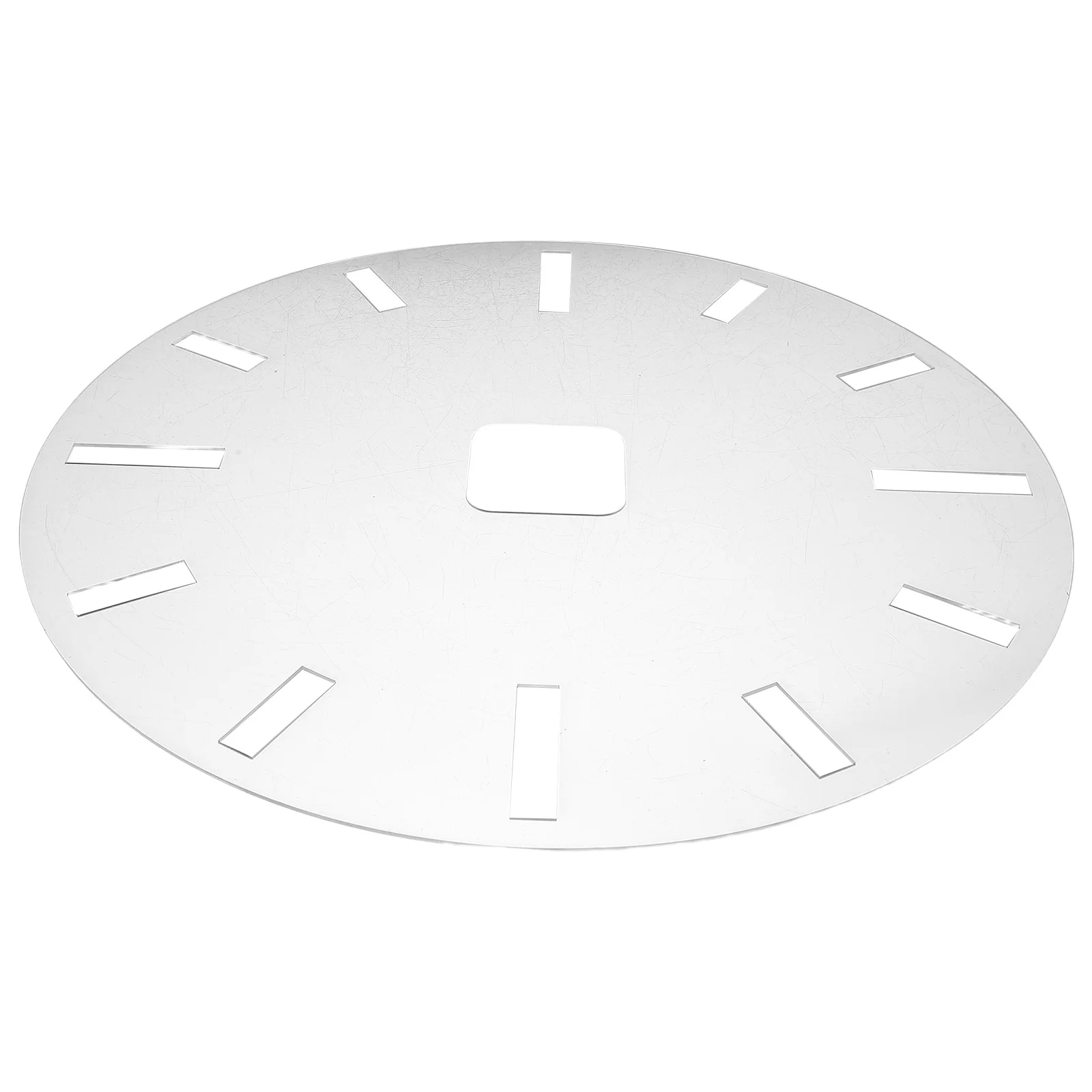 

Acrylic Clock Face Template Transparent Diy Clock Board Inlay Guide For Woodworking Router Stencil Large Circular Dial Insert