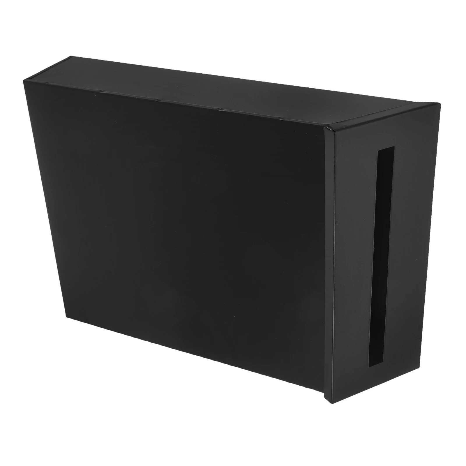 

Creative Iron Suggestion Box Wall Mounted Vintage Mailbox For Office Home Rustic Style Black Metal Cash Donation