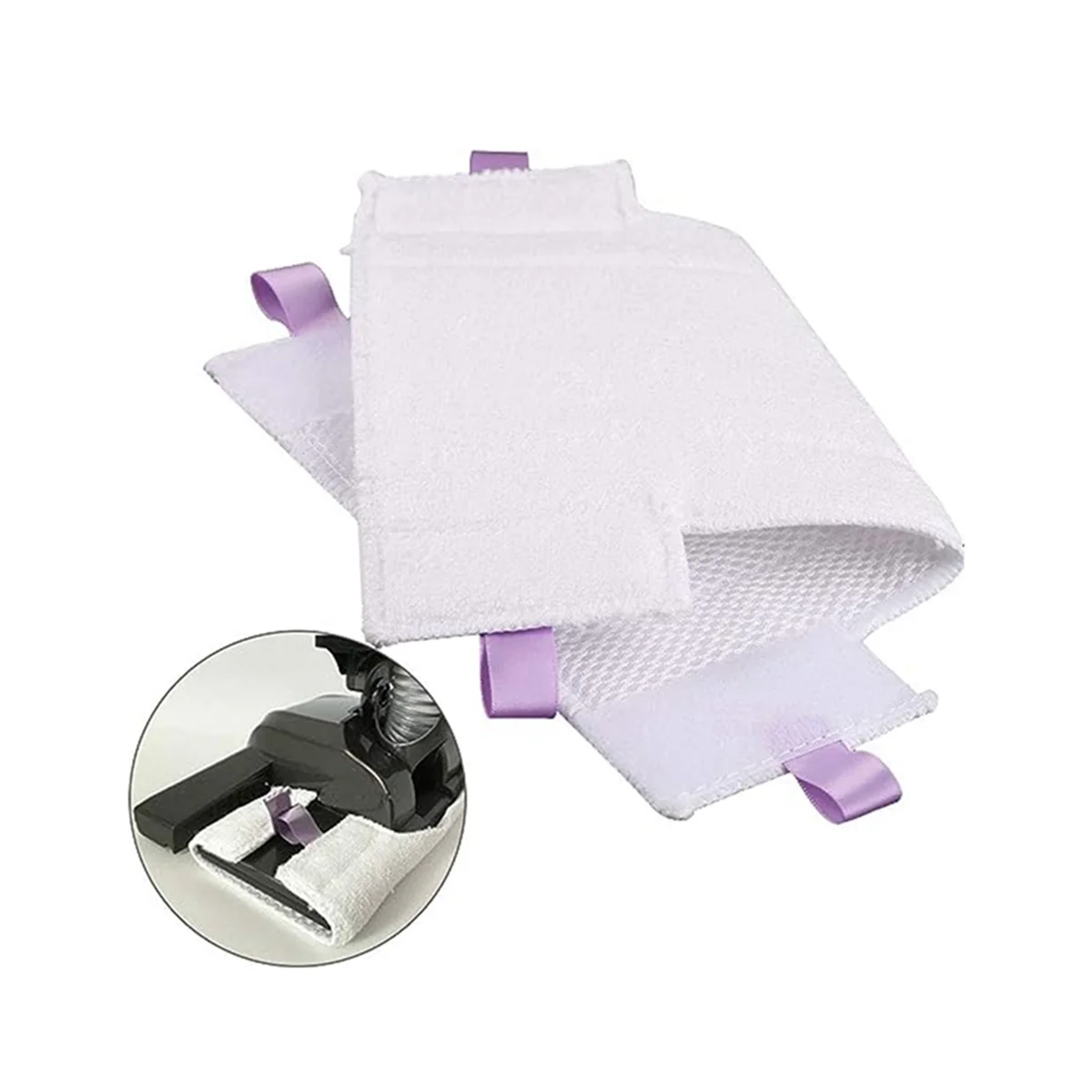 Mop Pad เหมาะสําหรับ HV300/HV301/HV302/HV305 Mop อุปกรณ์เสริม Steam Mop ผ้าไมโครไฟเบอร์ Steam Mop Pad