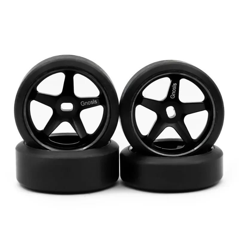 

2.5/5.5 Degrees Hard Plastic Drift Tires Metal Wheel Rim for Wltoys 284131 K969 K989 Kyosho Mini-Z 1/28 RC Car Upgrade Parts