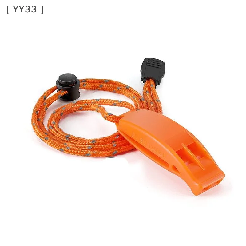 Dual-Frequency Survival Whistle High-Pitch Dolphin Sound Emergency Whistle with Lanyard for Outdoor & Disaster〔YY33〕