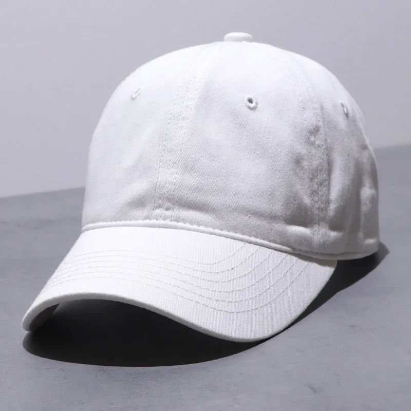 Unisex-Trucker-Mütze aus Baumwolle, solide, weiche, atmungsaktive Sonnenhüte, solide Baseballkappe für Herren, Sporthut, Snapback-Mütze, Golf – Detail 15